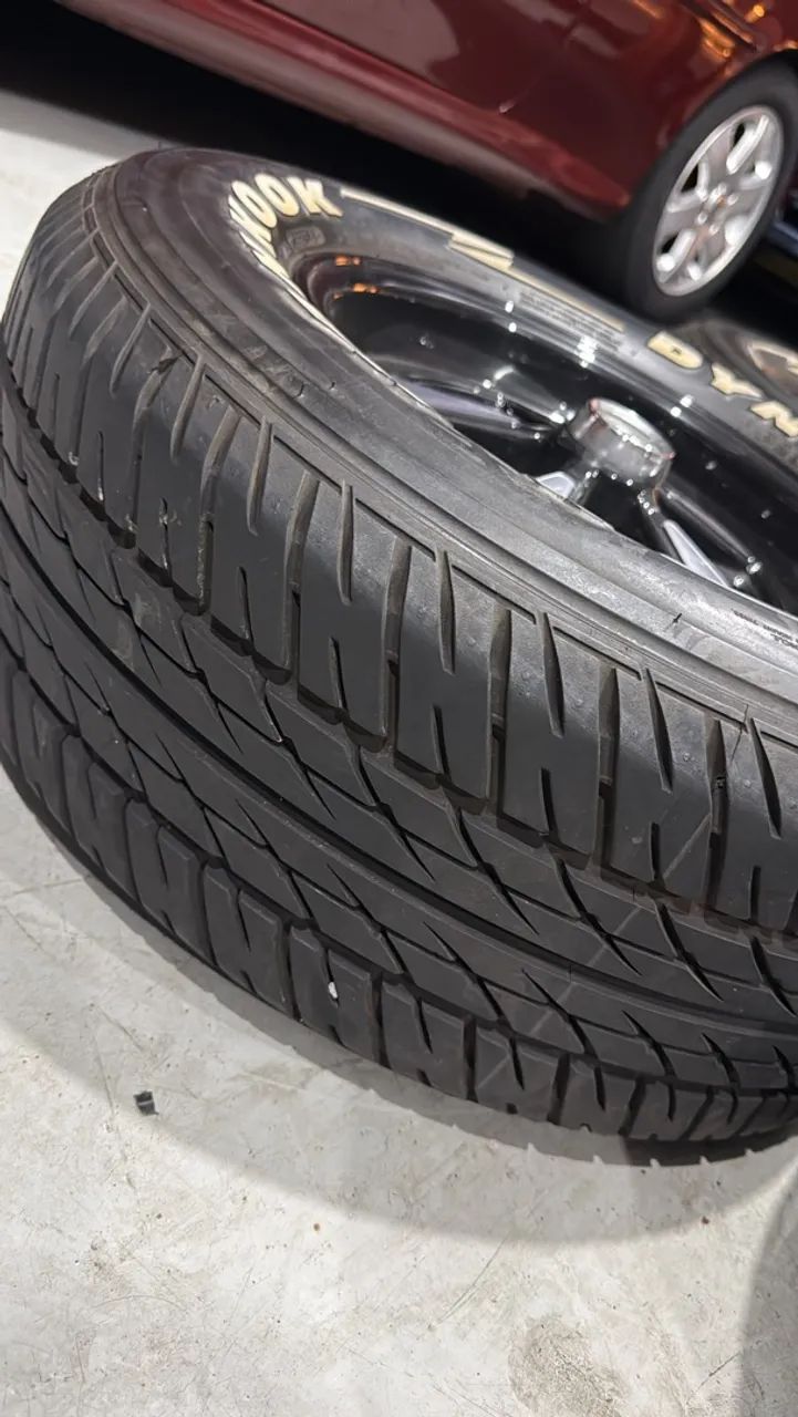 Jogo de Rodas Opala SS + Pneu Hankook  - Foto 2