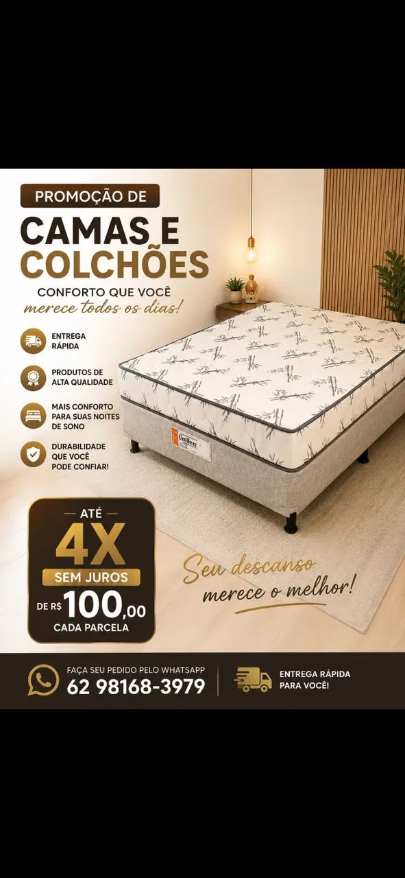Cama casal nova hoje