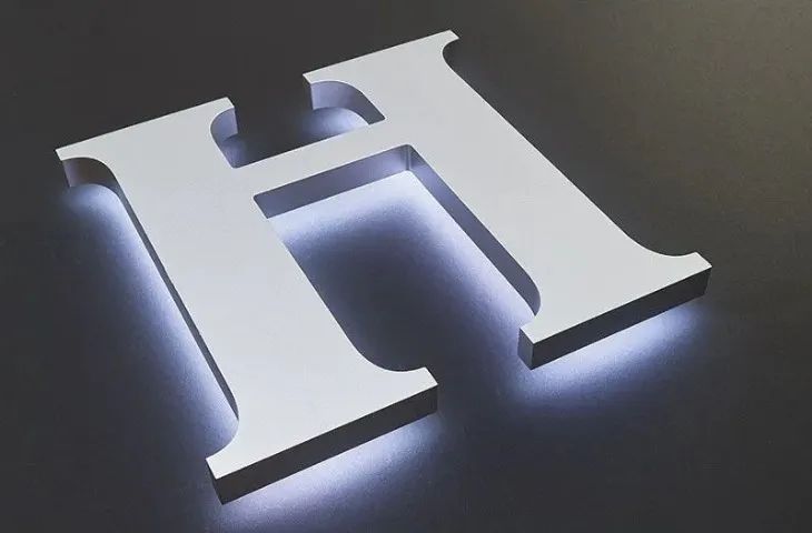 Chapa Galvanizado Letra Caixa Luminoso - Foto 4