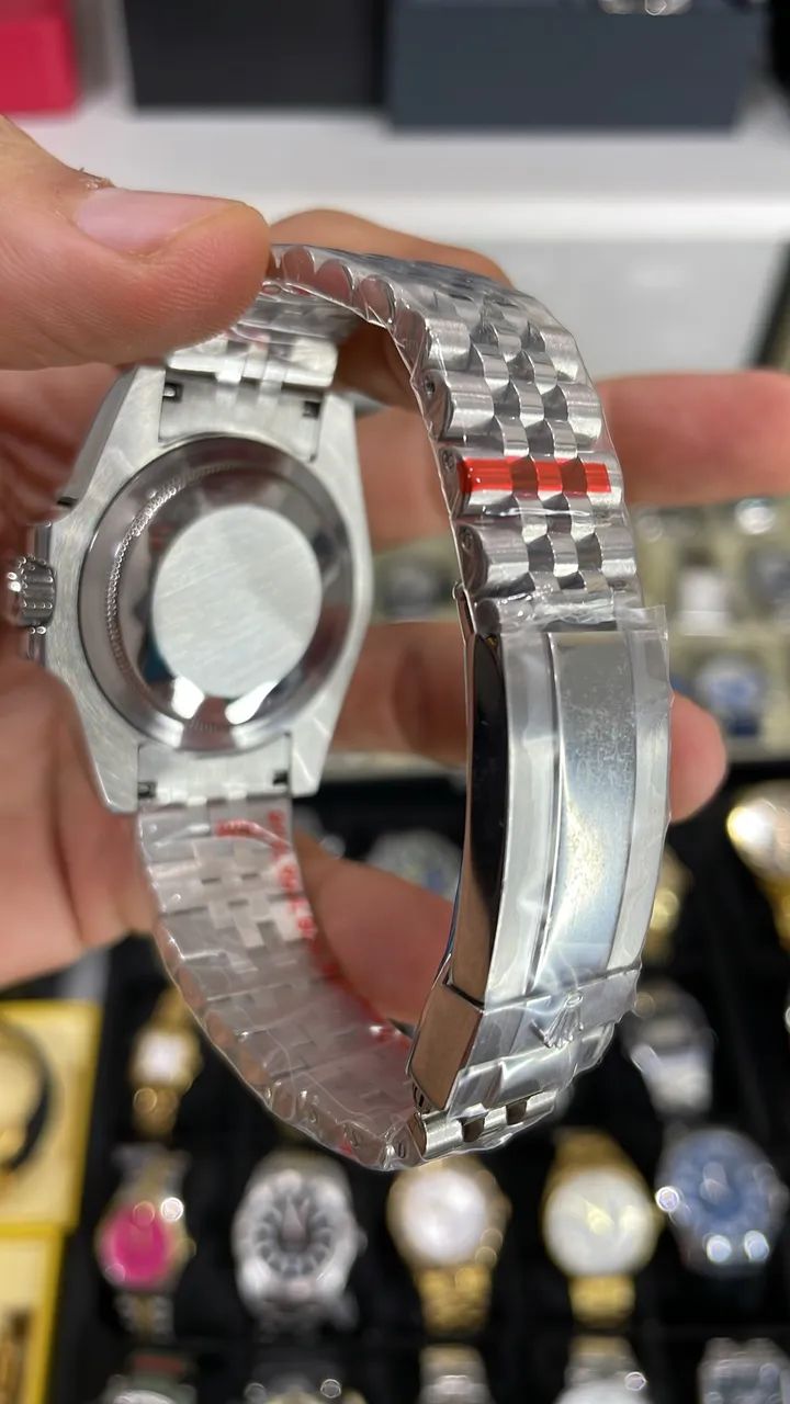 Relógio Rolex Pepsi Automático com tamanho de 40mm - Foto 5