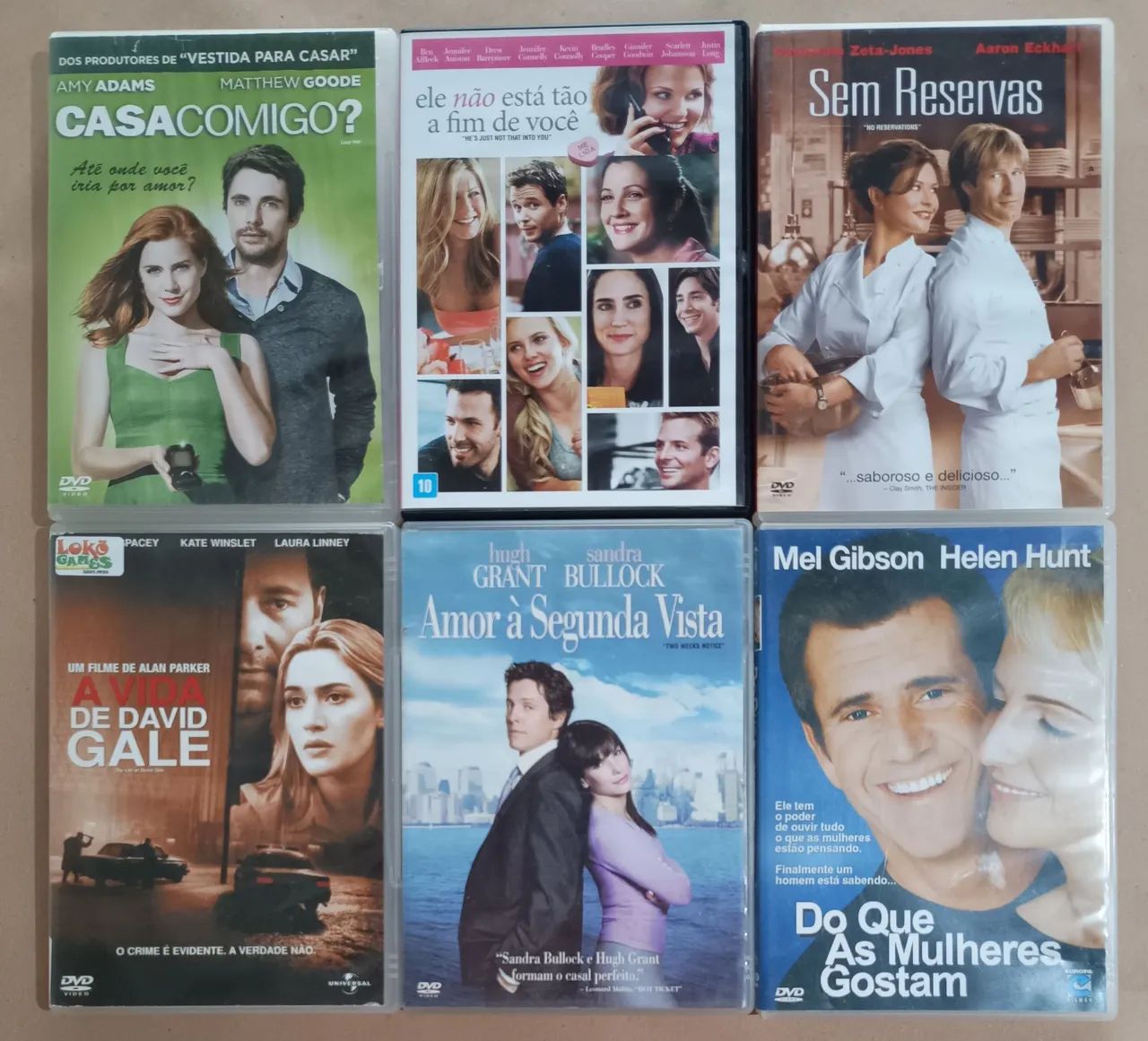 DVD's Casa Comigo, Sem Reservas, Desafiando os Limites, Sempre ao Seu Lado e outros