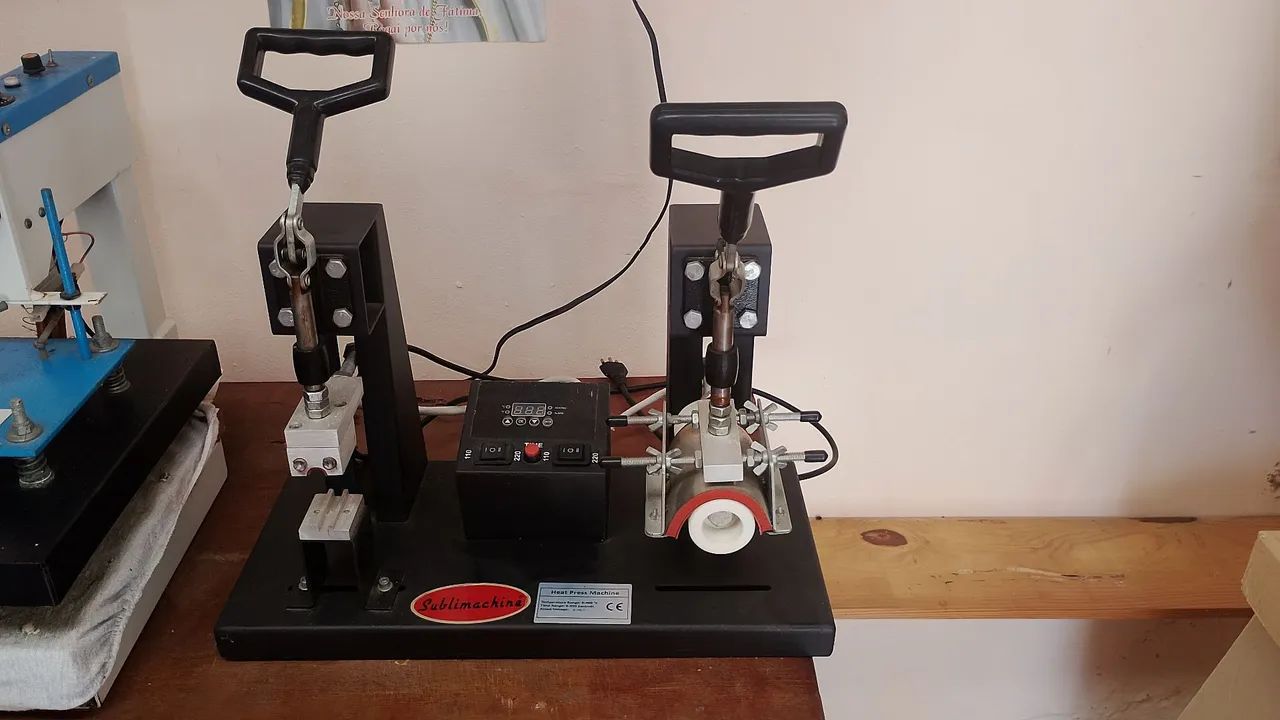 Prensa térmica 2 em 1 transfer  - Foto 4