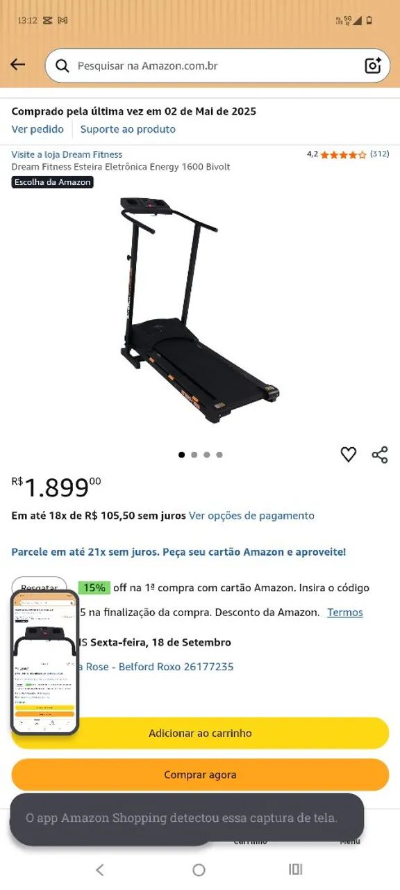 Esteira Ergométrica Inclinada