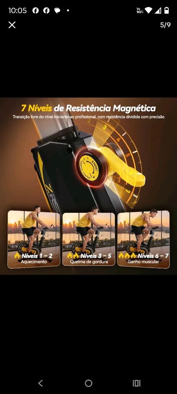 Bicicleta Ergométrica Zrse strength training  - Foto 5
