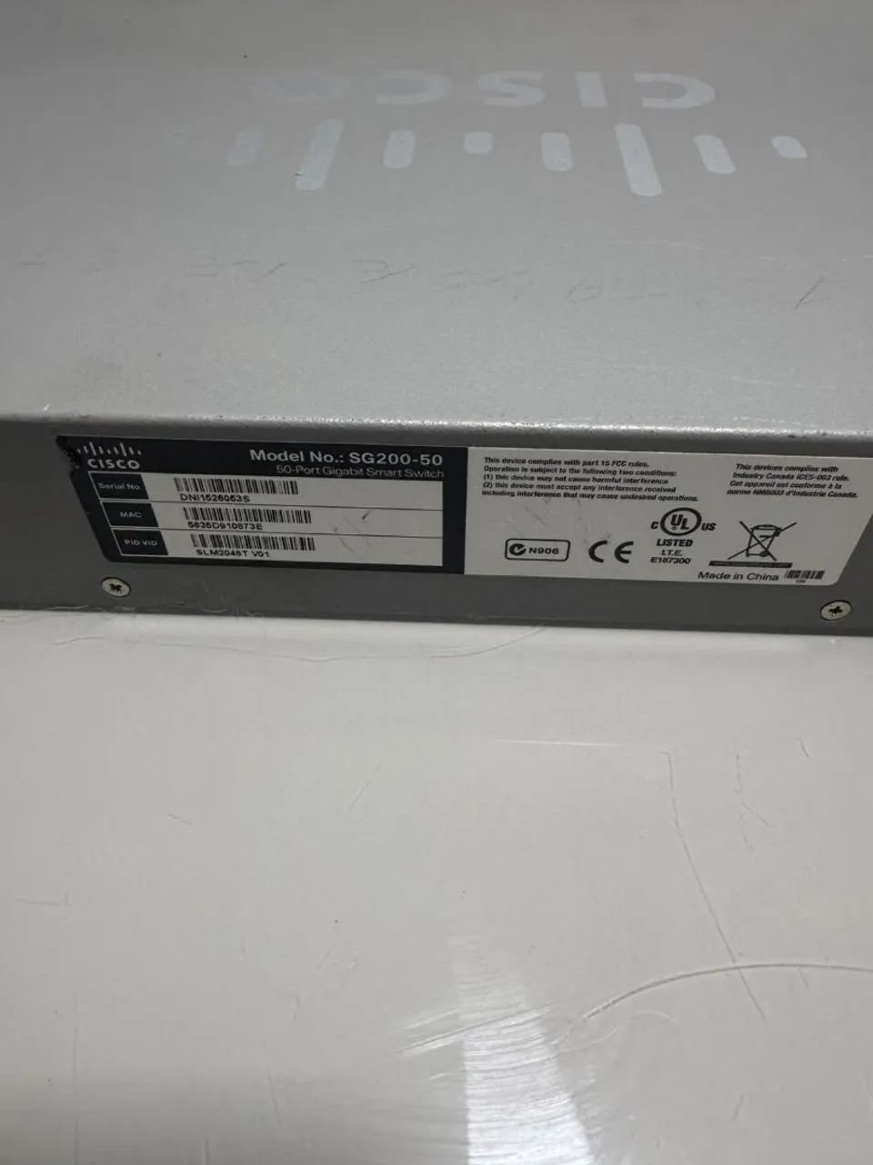 SWITCH CISCO sg200-50  - Foto 3