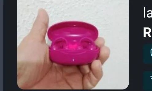 Fone de ouvido Clipe teste Rosa Bluetooth 5.1 - Foto 3