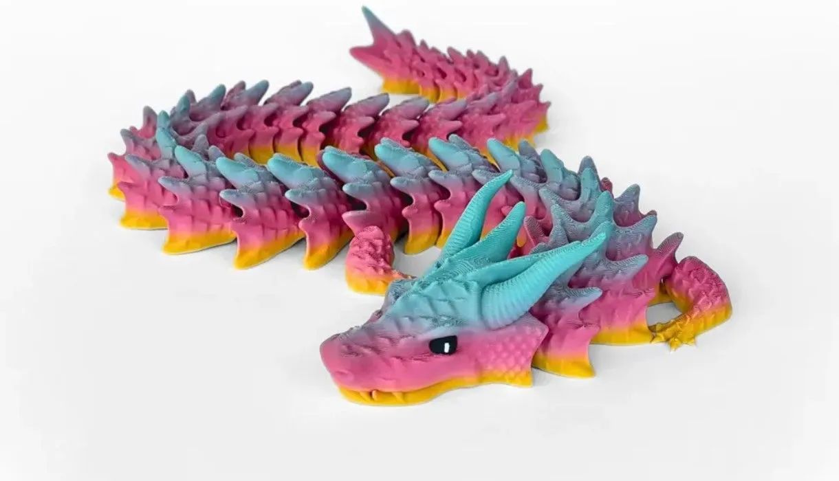 Dragão articulado em 3D - Foto 3