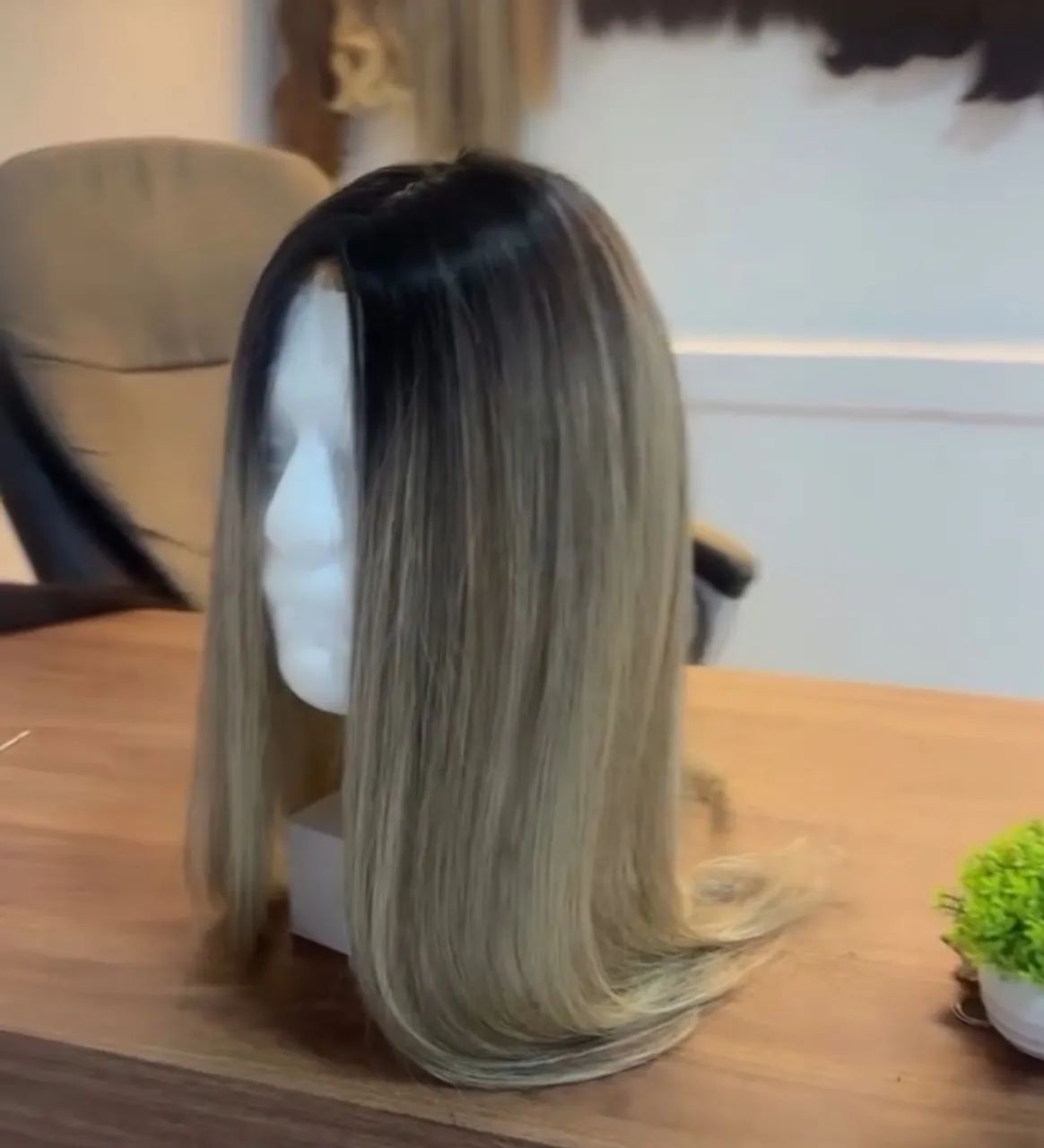 Topo de Cabelo Humano Raiz Esfumada  - Foto 3