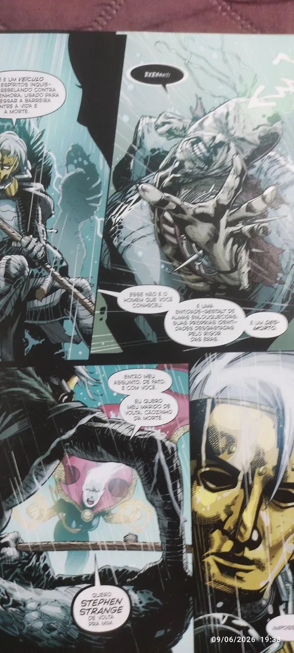 Doutor Estranho Eu pertenço a morte HQ da Marvel  - Foto 5