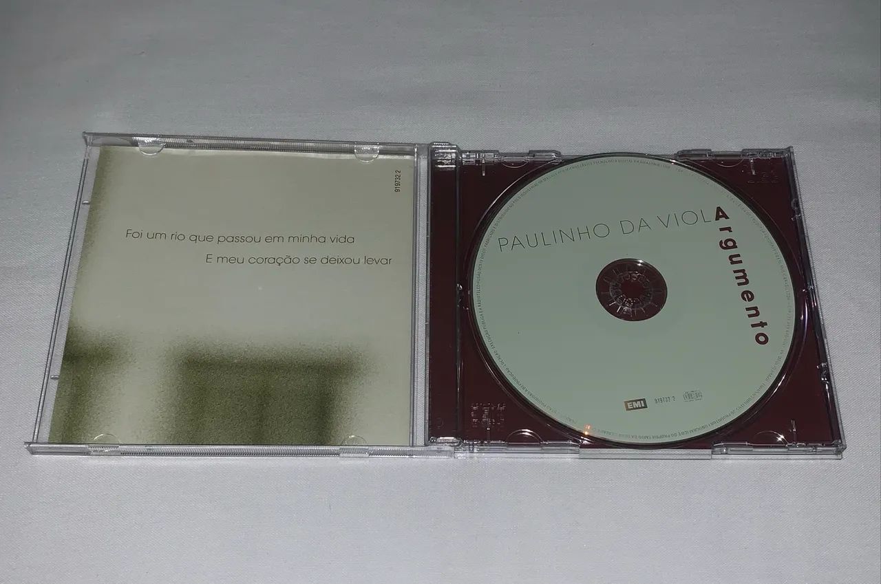 Cd Paulinho da Viola Argumento impecável e raro - Foto 5