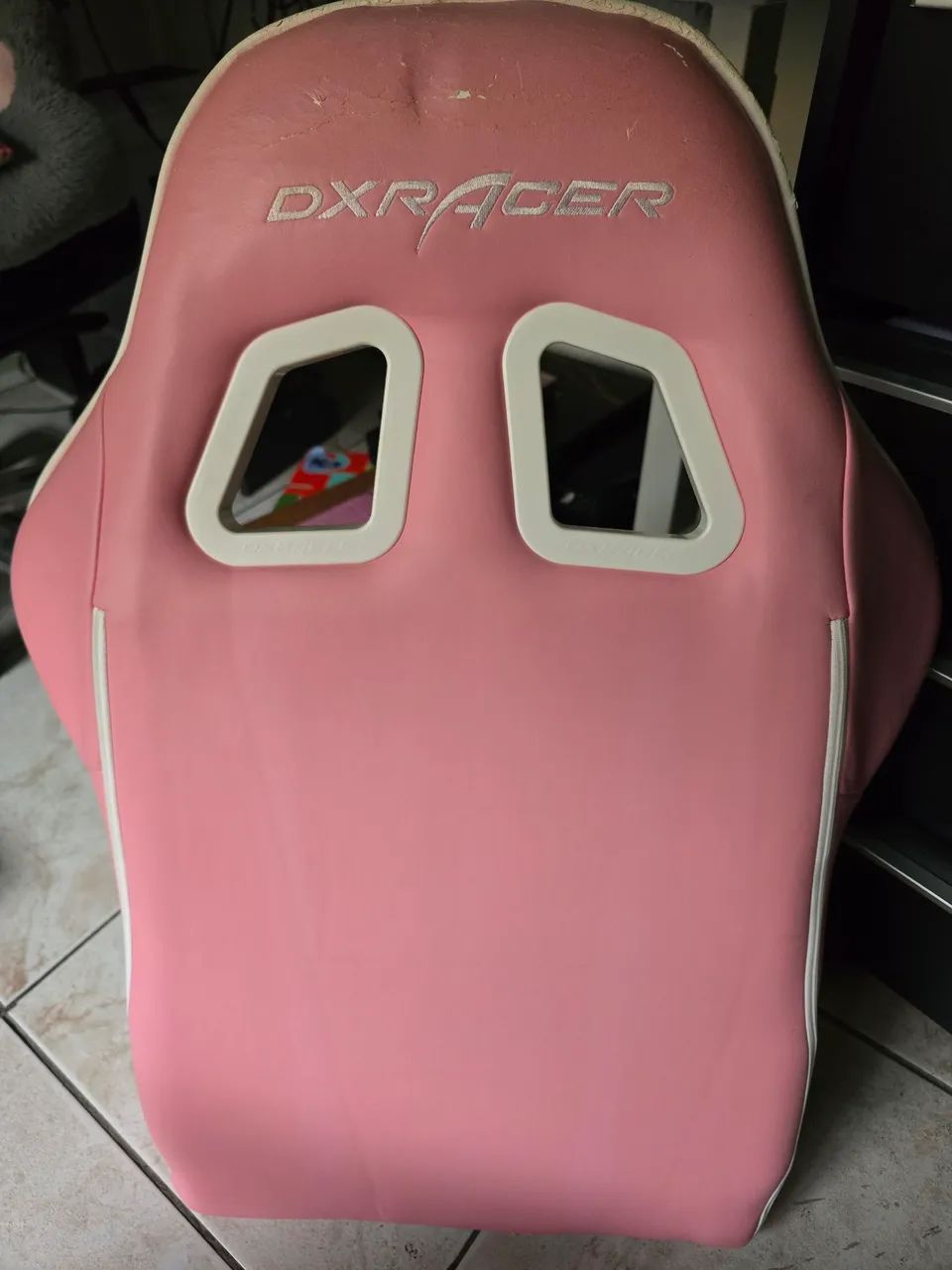 Cadeira gamer rosa - Foto 3