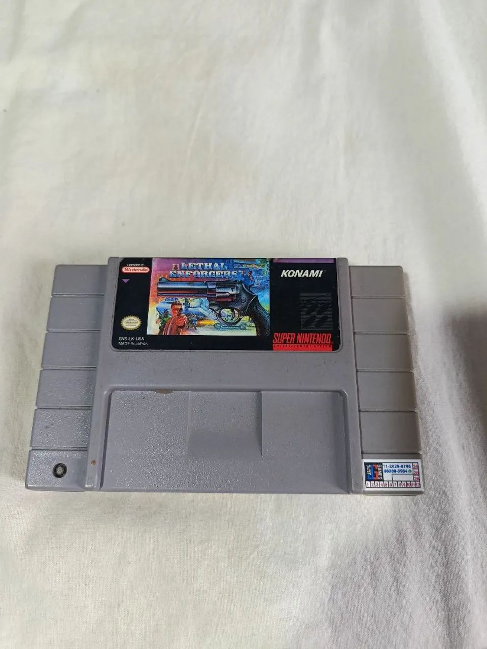 Cartucho super Nintendo lethal enforce