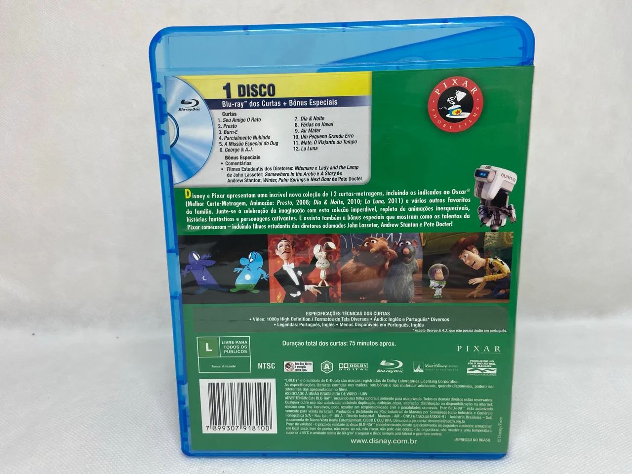 Blu-ray Filme Desenho Disney Pixar Short Films Collection Vol. 2 Bluray - Foto 2