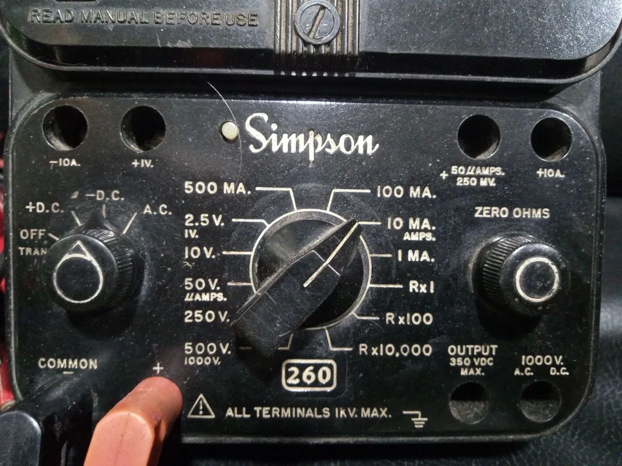 Voltímetro Simpson 260 - Foto 4