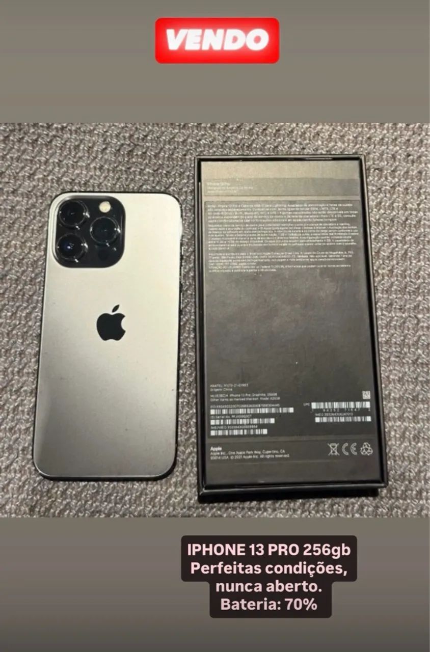 iPhone 13 Pro 256gb - Celulares e Smartphones - Parque Industrial