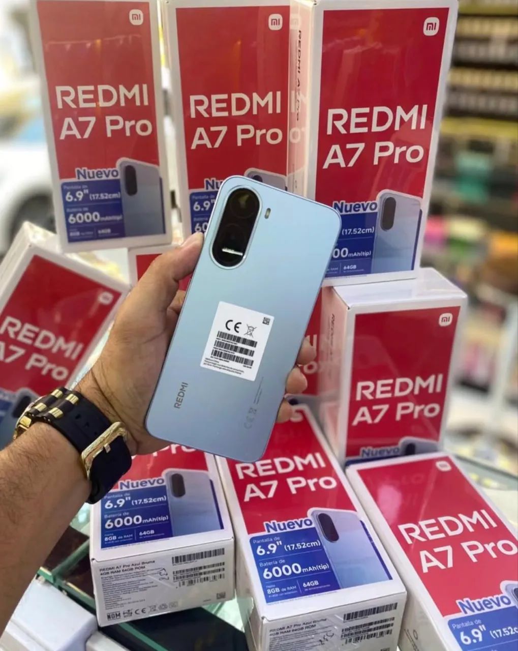 Redmi A7 Pro 128/04- Azul Preto Verde Lacrado 
