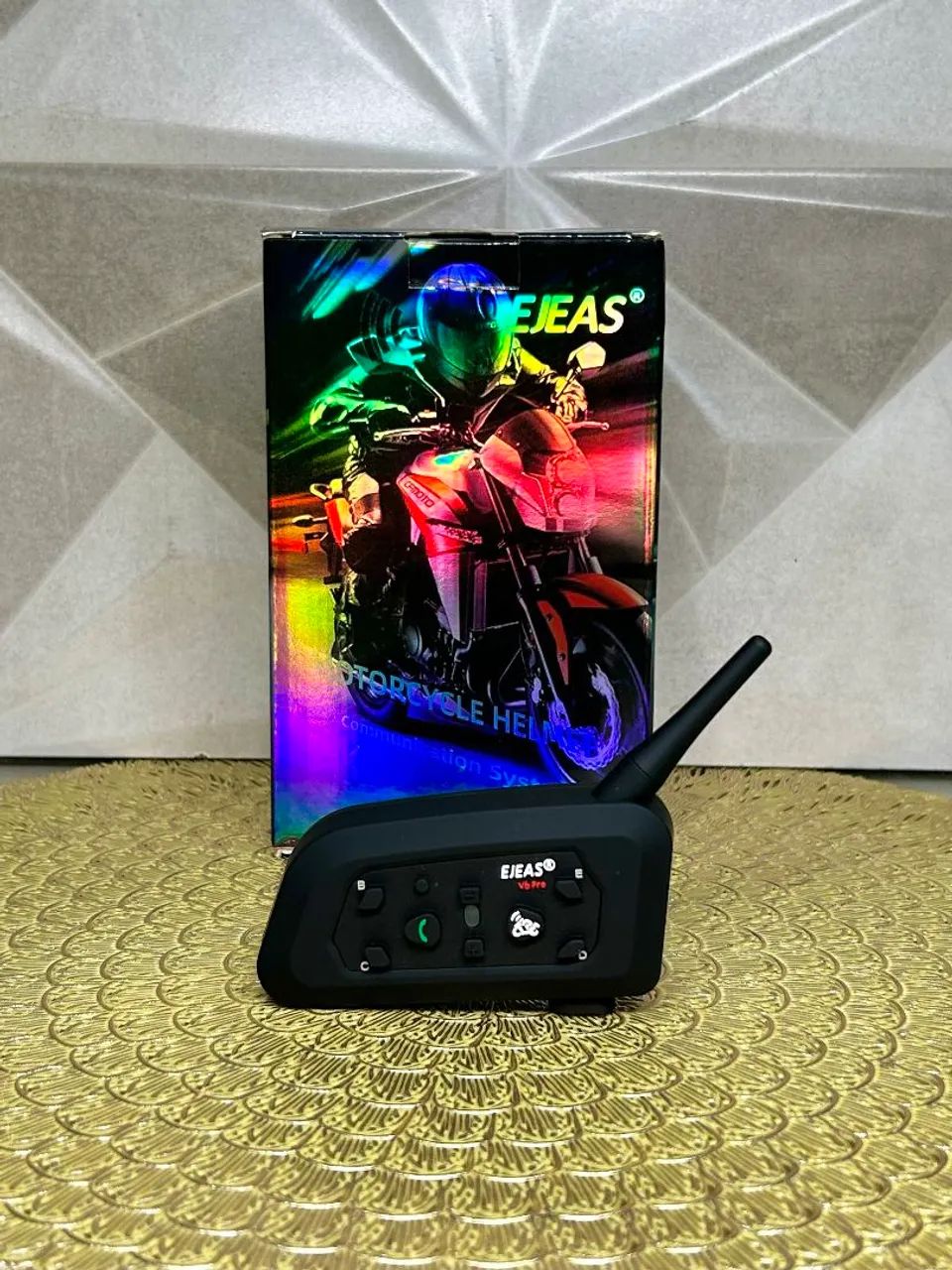 Comunicador Bluetooth Ejeas V6 Pro Plus para Capacete  