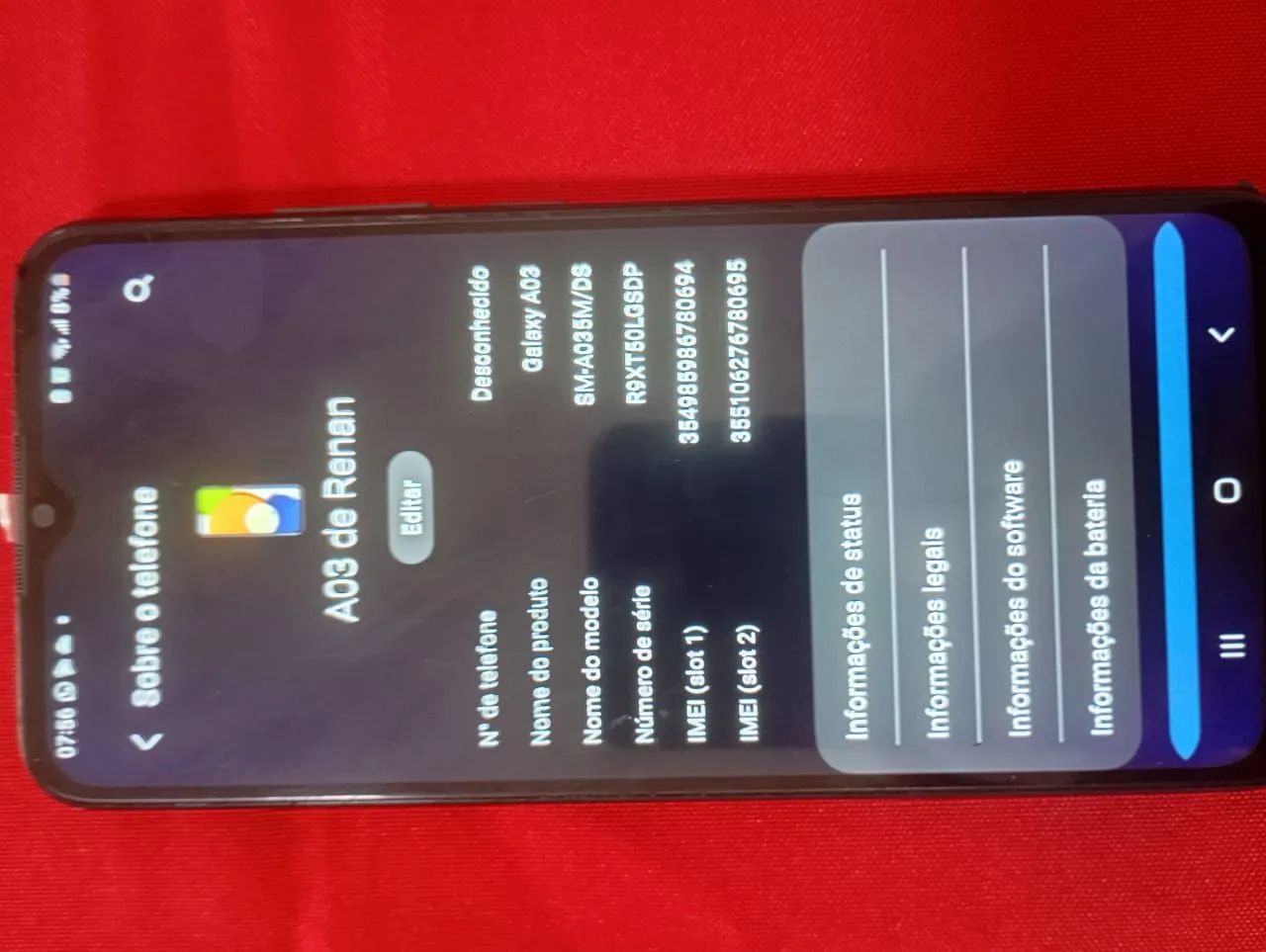A 03s