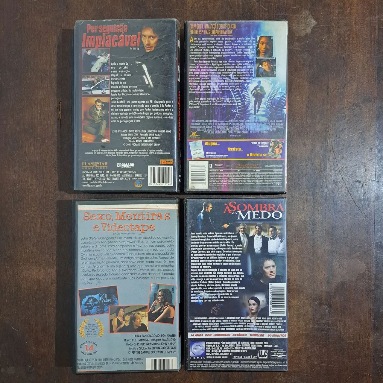 Fitas VHS - Lote com 4 Filmes com James Spader - Foto 2