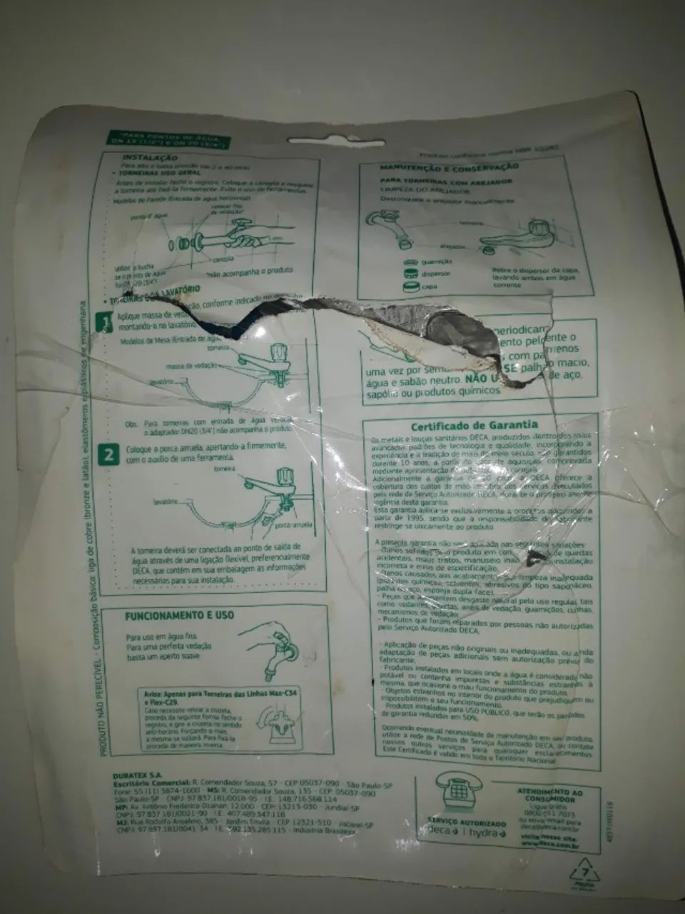 Torneira de jardim/tanque - DECA - Foto 4