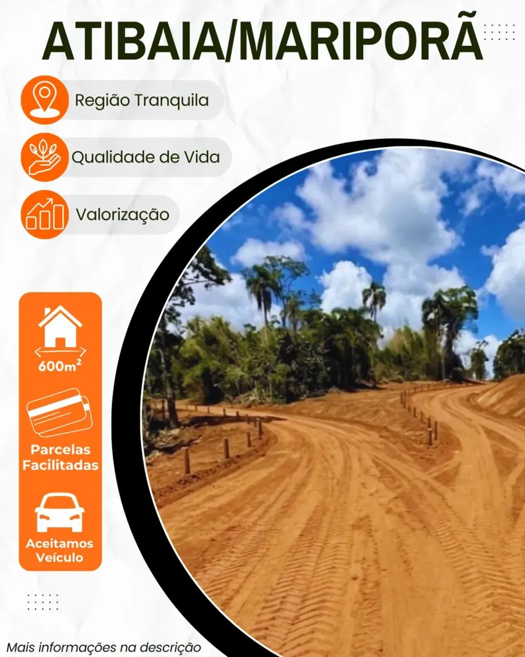LOTES DE 600M² EM UMA REGIÃO CADA VEZ MAIS PROCURADA