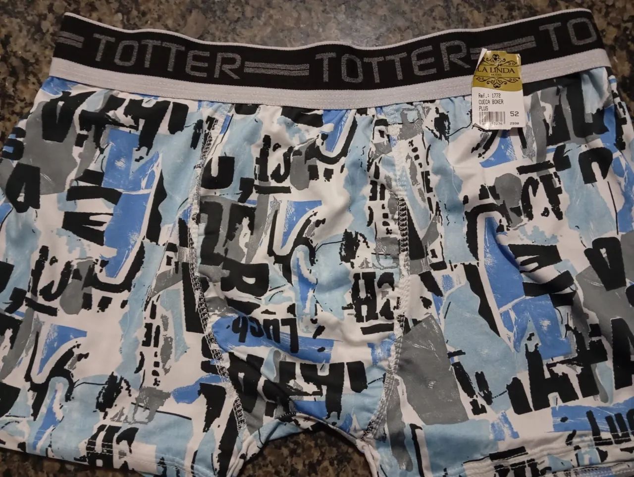 Cueca boxer plus Totter - "Tamanho 52"