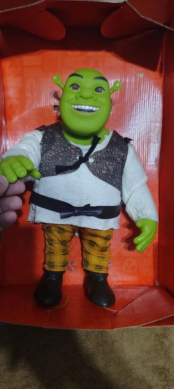 boneco Sherek da bandeirante antigo  - Foto 2