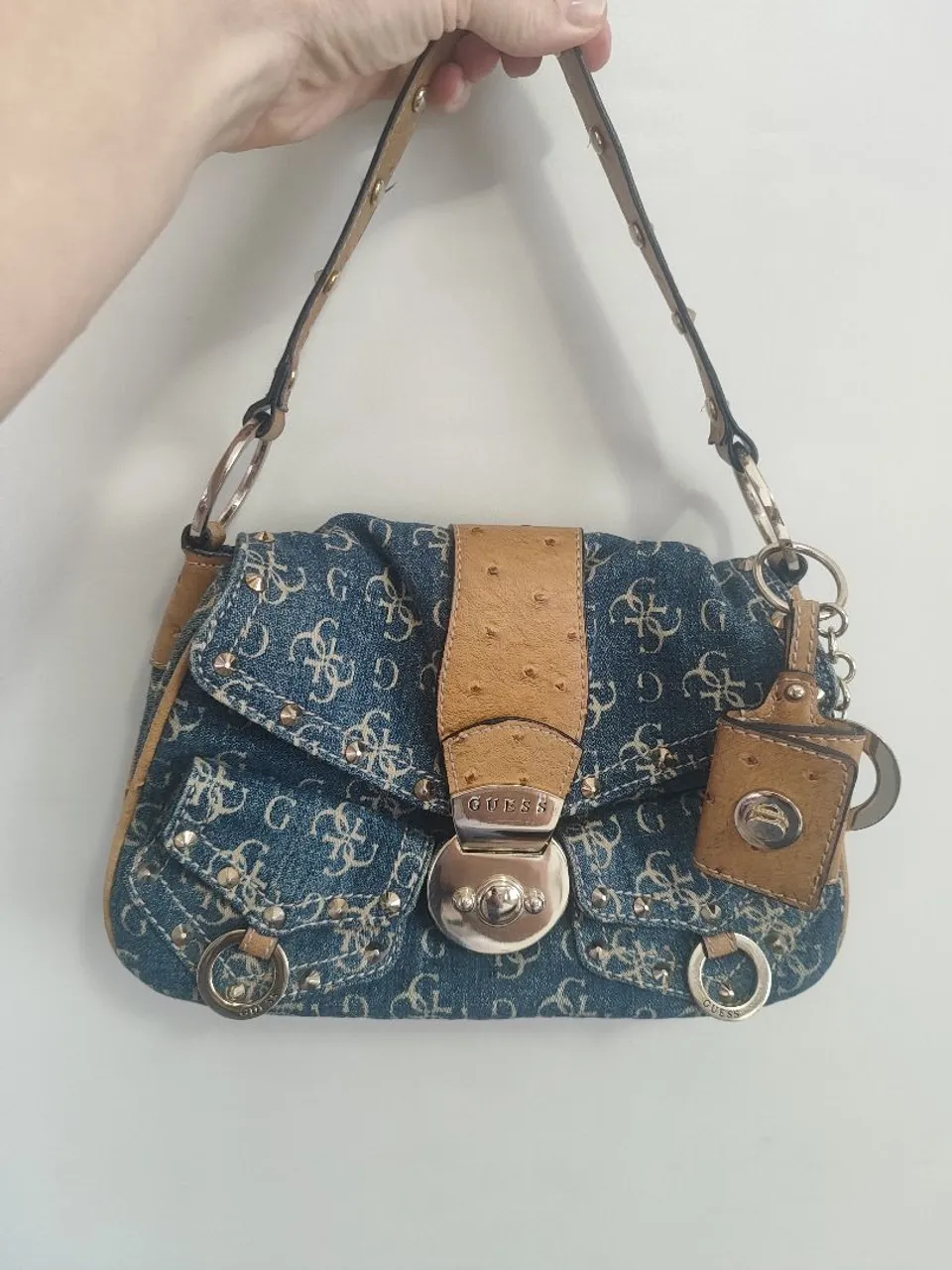 Bolsa Coach Original Legacy Vintage Y2K Couro + Canvas. - Bolsas