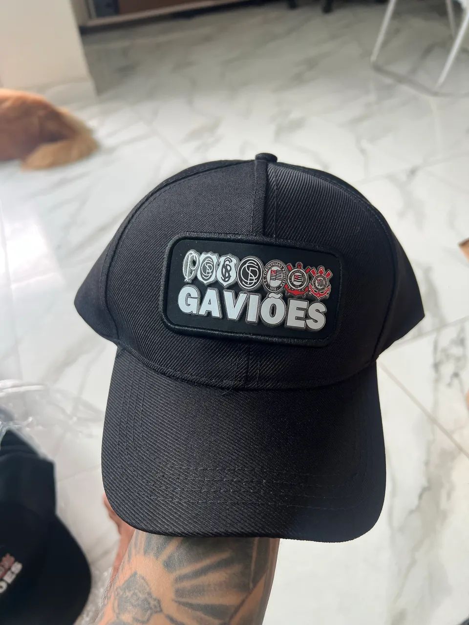 Boné preto Corinthians Gaviões da Fiel 