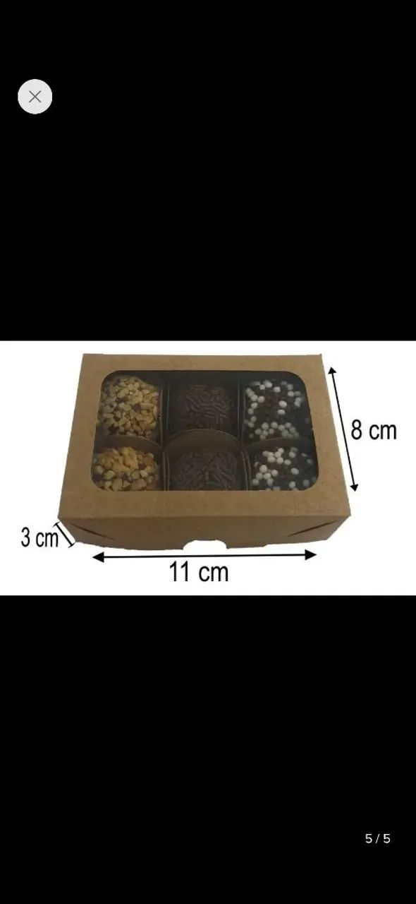 Caixa Kraft para docinhos - Foto 3
