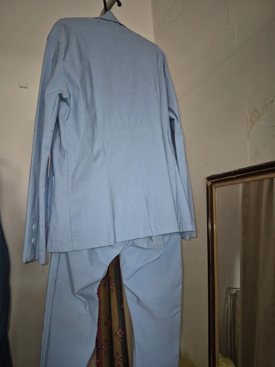Terninho masculino azul claro, G - Foto 3