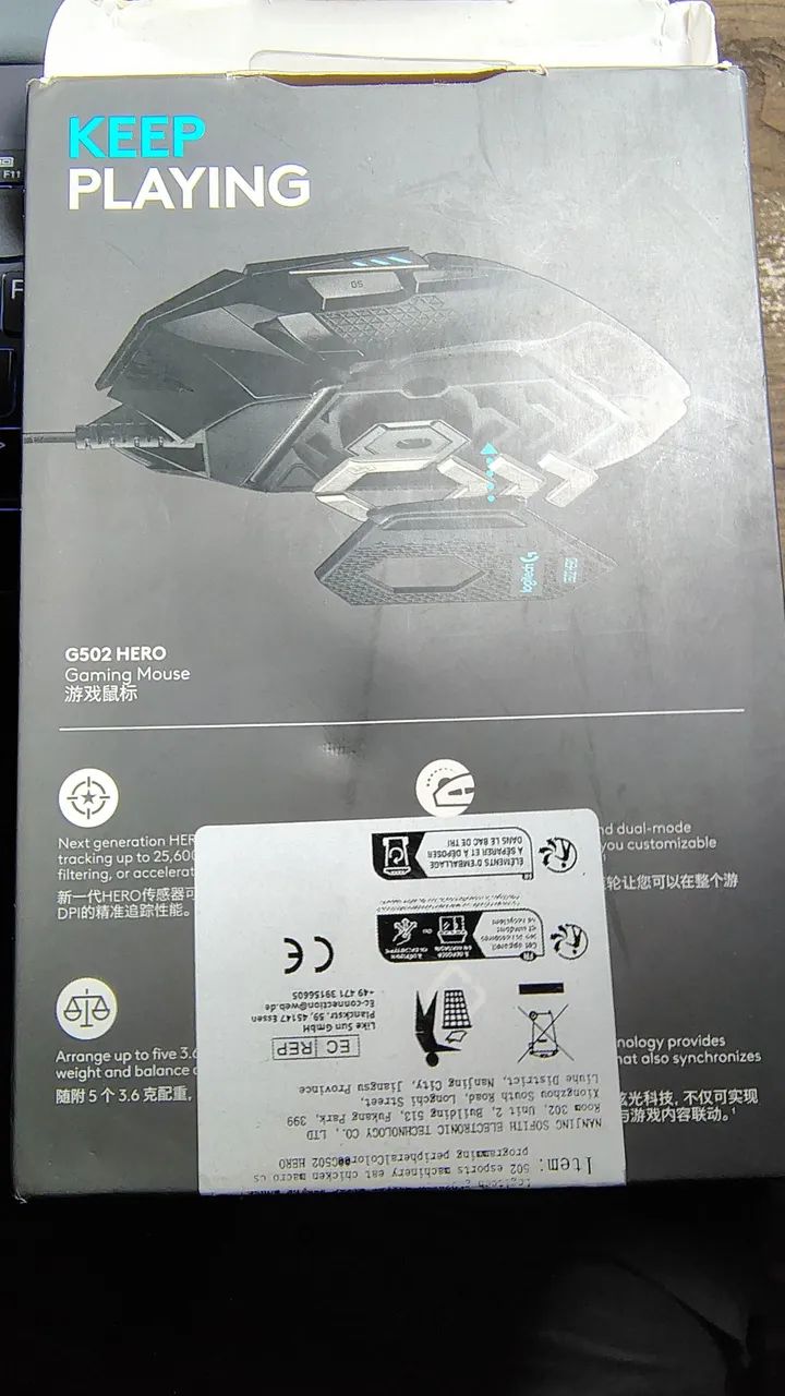 Mouse gamer Logitech G 502 HERO. Funcionando perfeitamente.  - Foto 5