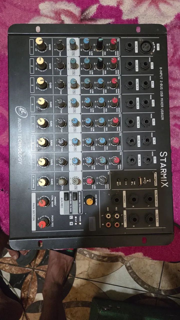 Mesa de som 7 canais starmix - Foto 2