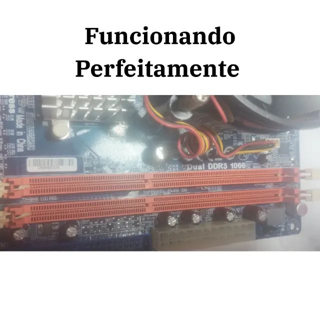 Kit Placa mãe e processador - Foto 3