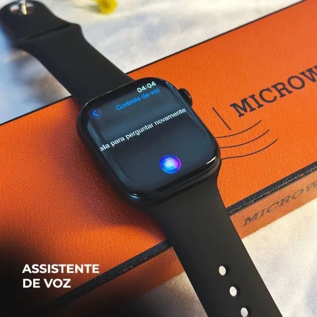 Smartwatch W10 Mini Série 10 42mm Tela AMOLED ChatGPT Siri Modelo 2026 Frete Grátis DF - Foto 3