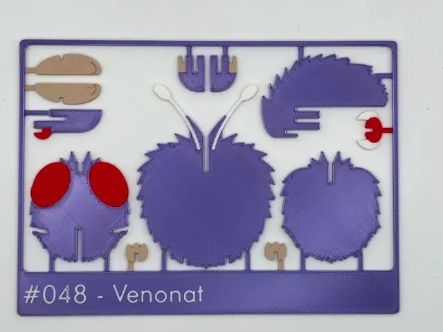 Pokemon #048 - Cartão de kit Venonat - Foto 2
