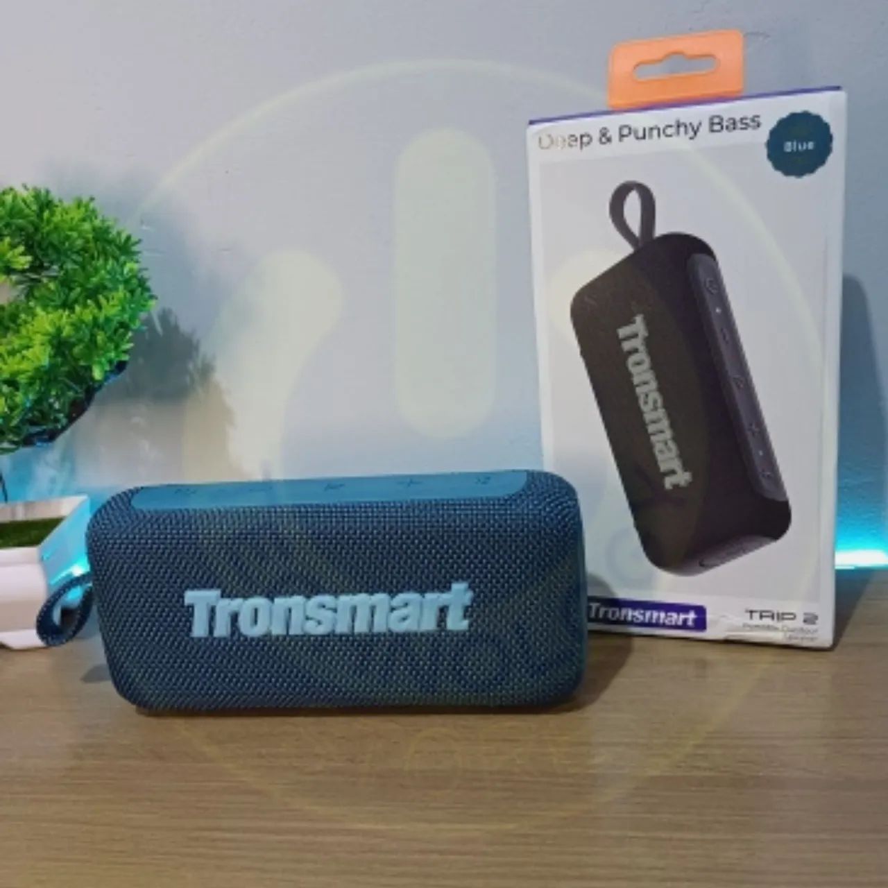 Caixas de Som Tronsmart Trip 2-Som Potente 10w A PROVA DÁGUA IPX7