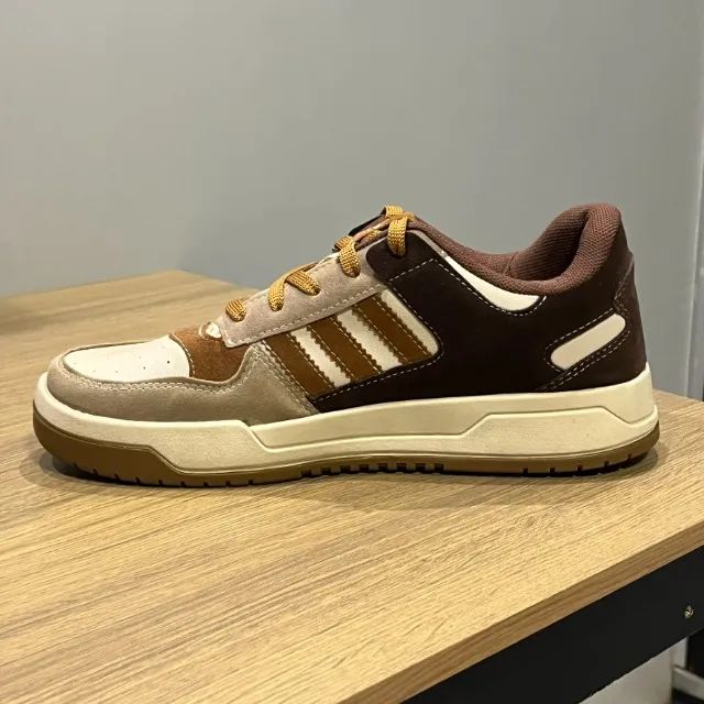 Tênis Adidas Forum Marrom - Foto 3