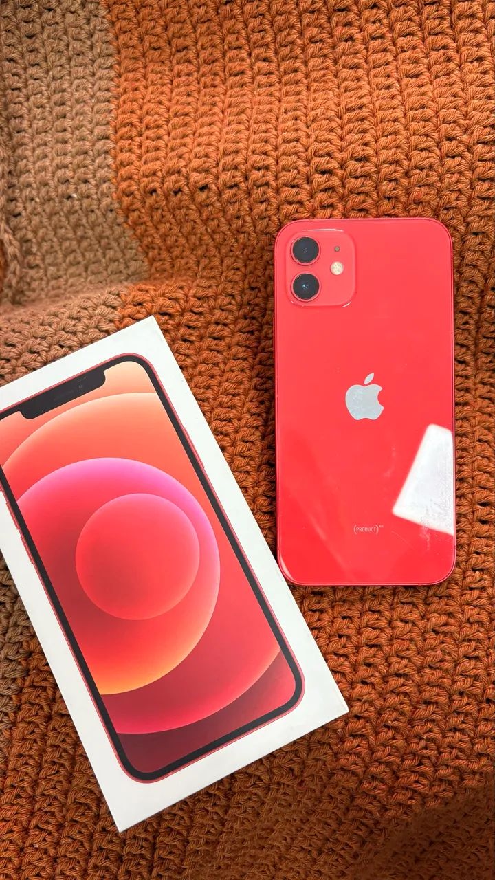 iPhone 12 vermelho 256GB - OFERTA IMPERDÍVEL - Celulares e