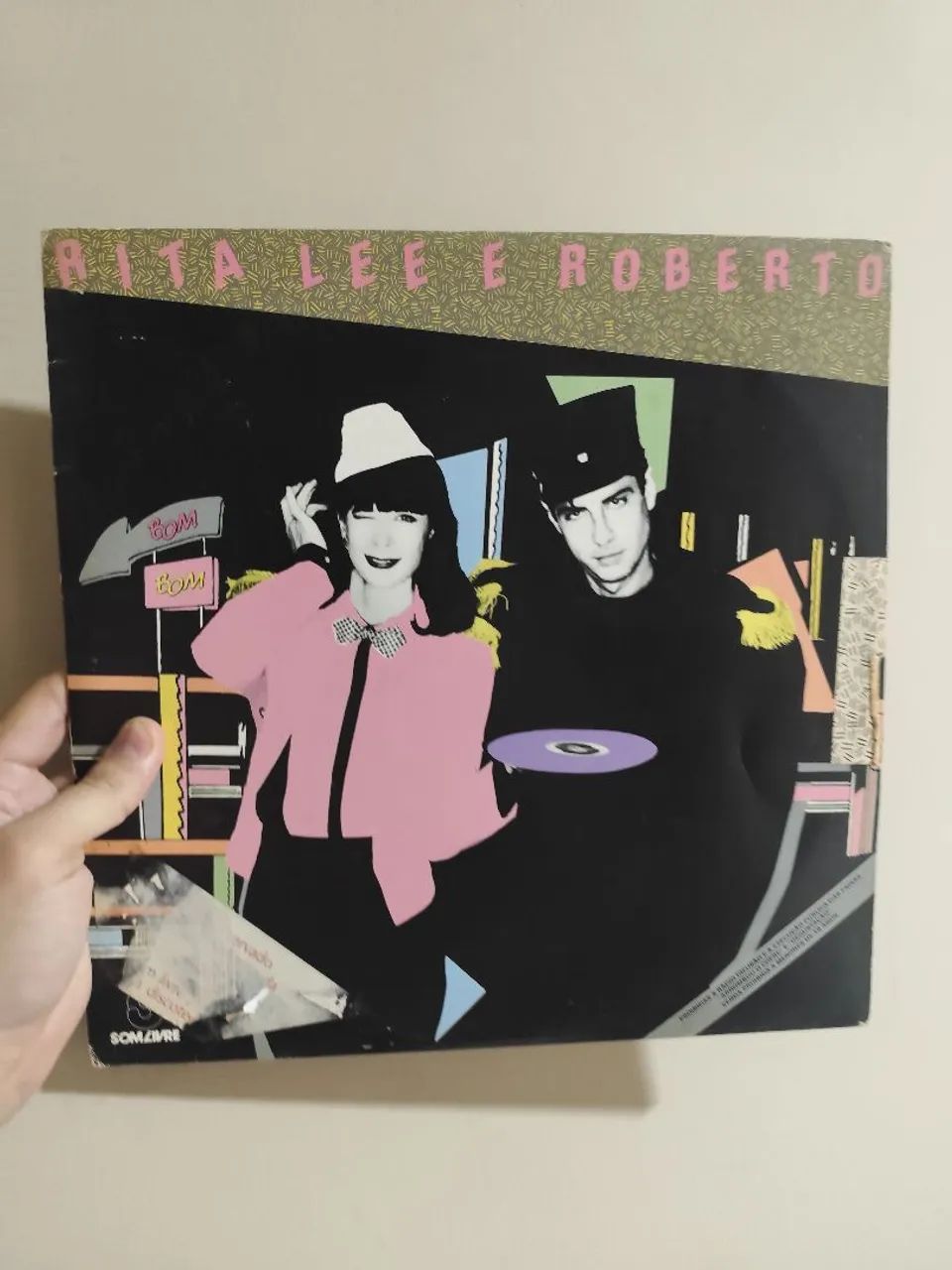 Disco de vinil (LP) Rita Lee e Roberto - Bom bom (CENSURADO)