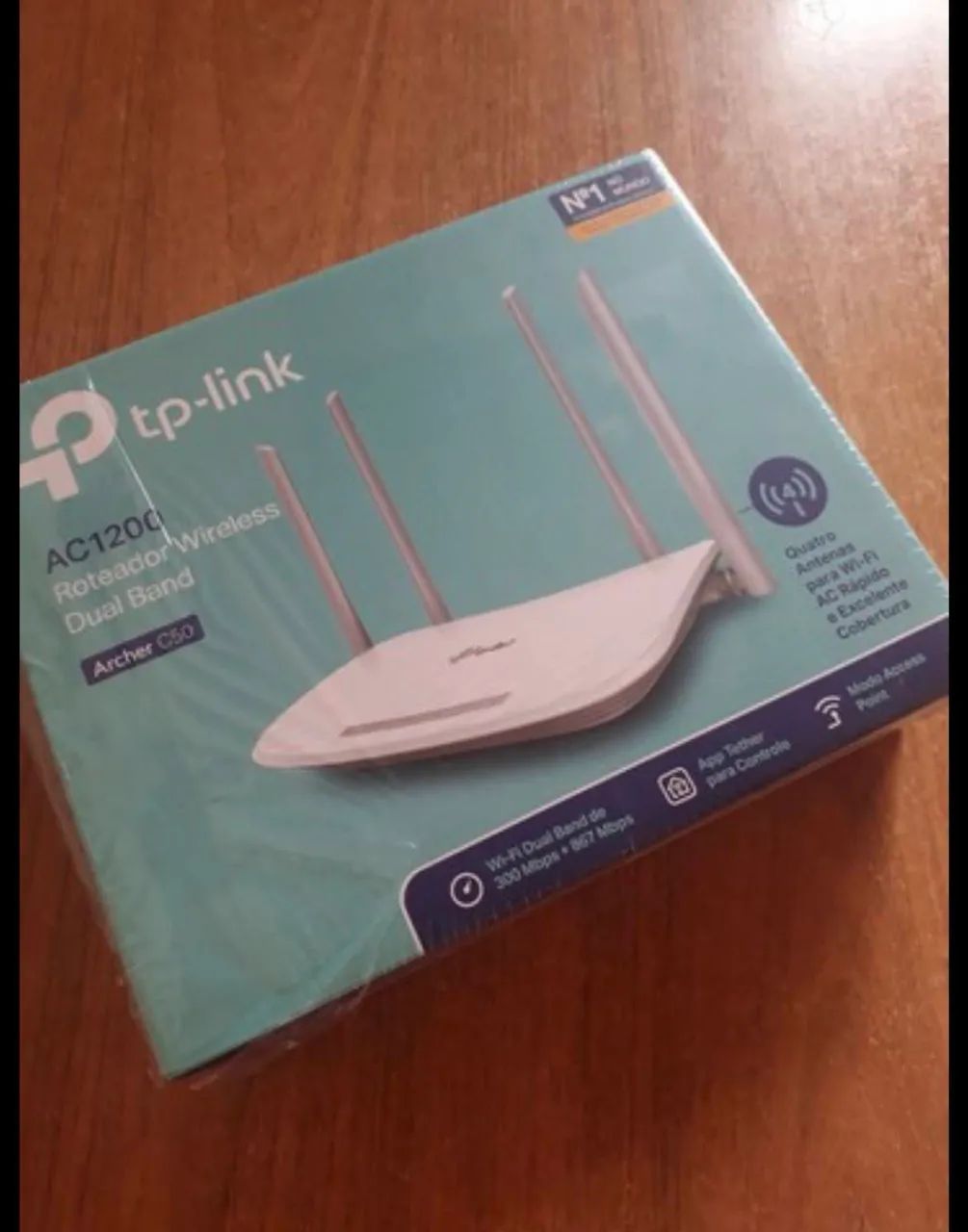 Roteador Tp link AC1200 Archer C50 dual band praticamente novo - Foto 2