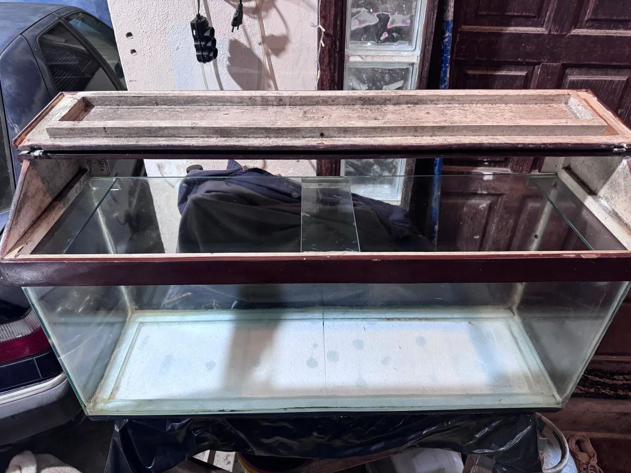 Aquário 120L 100x30x40mm com Tampa - Foto 3