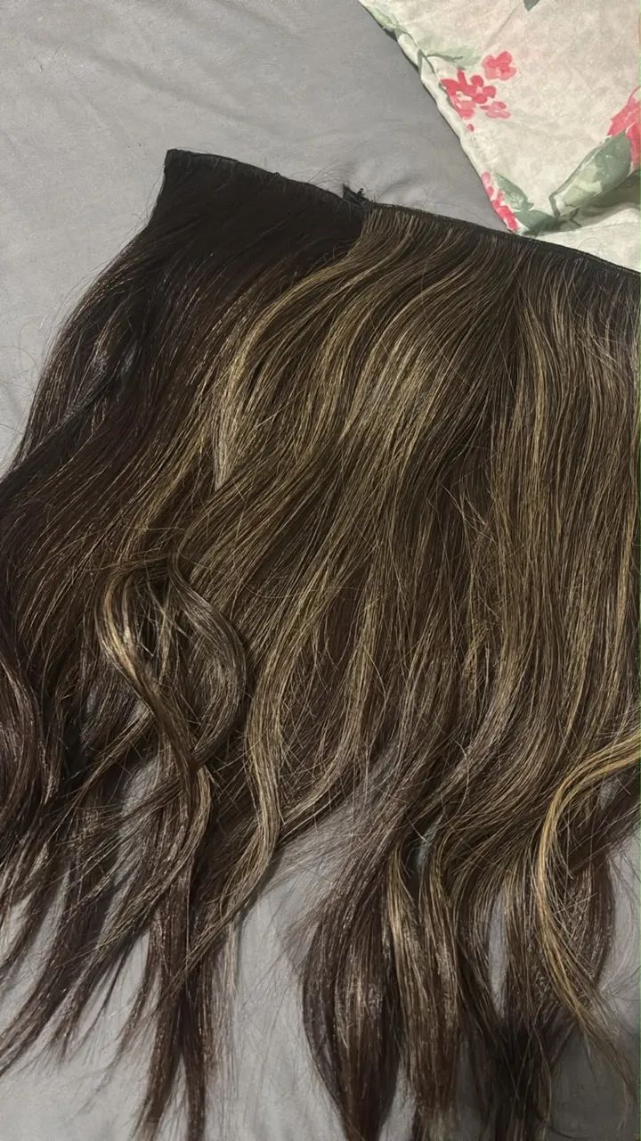 Cabelo humano 100% na tela  - Foto 5