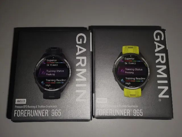 Garmin Forerunner 965 novos, 1 ano de garantia