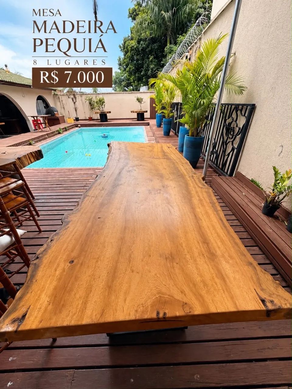 Mesa de madeira  - Foto 5