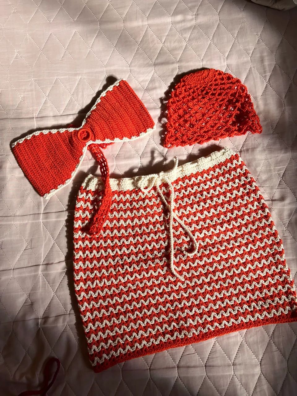 Conjunto Praia Crochê 