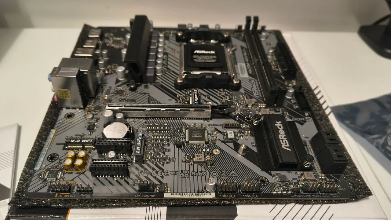 Placa mãe Asrock AM5 A620m HDV M2+ - Foto 4