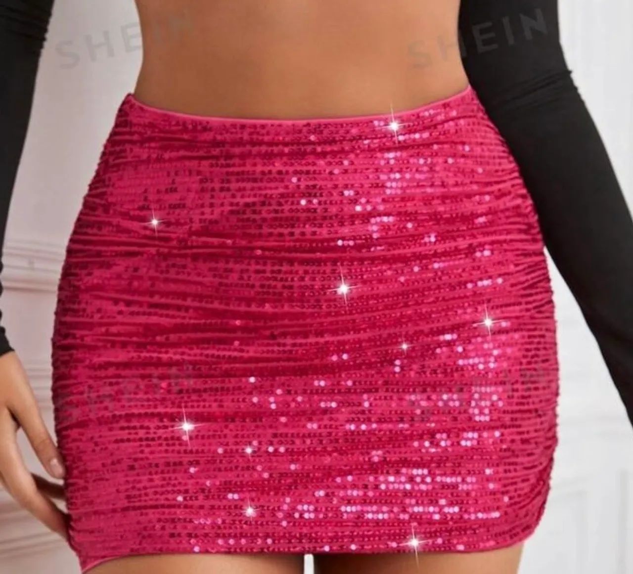 Saia de brilho carnaval