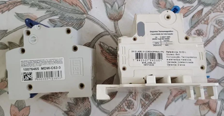 Dijuntor Soprano C50 e Weg C63 tripolar - Foto 3