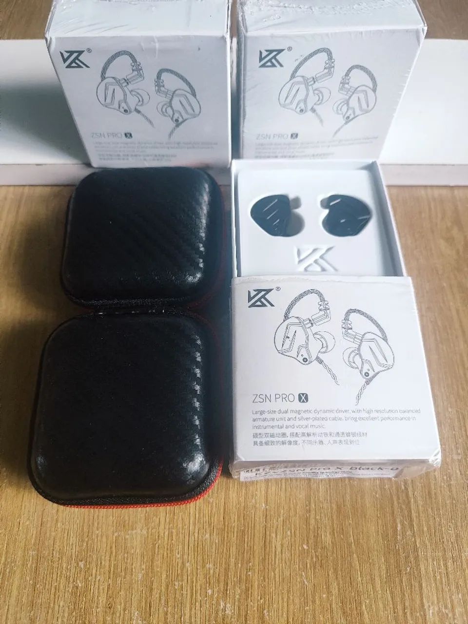 Fone KZ ZSN Pro X Lacrado Com Case De Brinde 